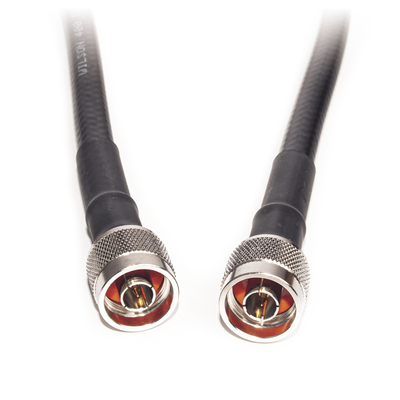 Jumper Coaxial con Cable Wilson-400 | Conector N Macho en los Extremos | 60 Centímetros (23.62 Pulgadas) de Longitud