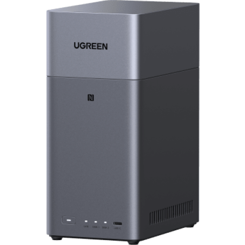 NAS UGREEN NASync DH2300 / Procesador RK3576 / 4GB / 32GB eMMC / 2 Bahías SATA / JBOD-Basic-RAID 0-RAID 1 / Puerto HDMI 4K / 1 GbE / USB 3.2 Gen 1 Type-C / Detección NFC NAS UGREEN NASync DH2300 / Procesador RK3576 / 4GB / 32GB eMMC / 2 Bahías SATA / JBOD-Basic-RAID 0-RAID 1 / Puerto HDMI 4K / 1 GbE / USB 3.2 Gen 1 Type-C / Detección NFC