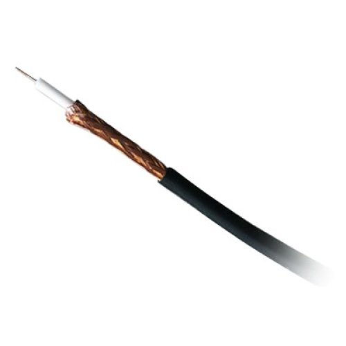 Cable Coaxial RG6, 305 Metros (1000 Pies) RG6, Malla 96%, Hecho en México / Intemperie