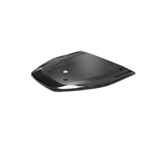Domo lateral de reemplazo para barra de luces SP216 de la Marca SignalPro, Color Negro