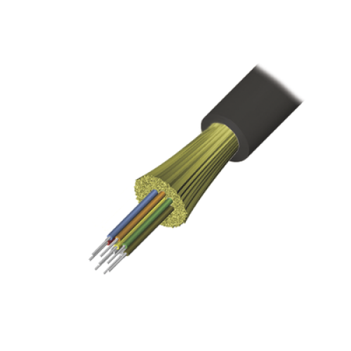 Cable de Fibra Óptica de 12 Hilos, Interior/Exterior, Tight Buffer, No Conductiva (Dieléctrica), Plenum, Monomodo OS2, 1 Metro (3.28 Pies) Cable de Fibra Óptica de 12 Hilos, Interior/Exterior, Tight Buffer, No Conductiva (Dieléctrica), Plenum, Monomodo OS2, 1 Metro (3.28 Pies)