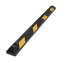 Tope Vehicular P / Estacionamiento / 183cm / Color Negro-Amarillo / 8 Franjas Reflejantes. Tope Vehicular P / Estacionamiento / 183cm / Color Negro-Amarillo / 8 Franjas Reflejantes.
