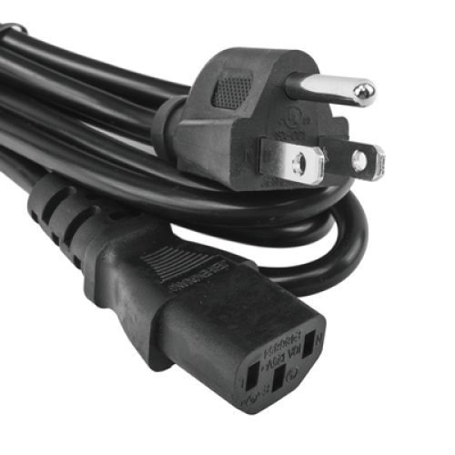 Cable de Alimentación Eléctrica para 120-240 Vca / 1.8 Metros (5.91 Pies)