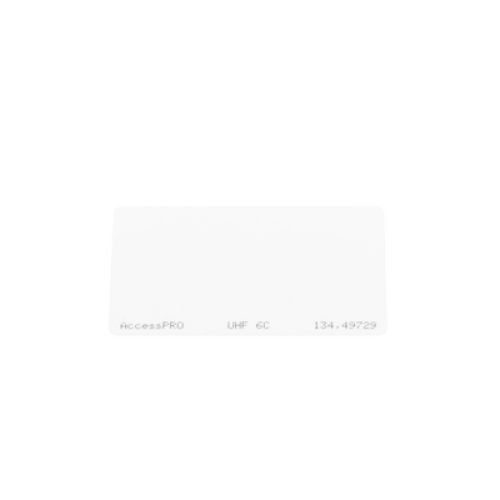 Tag UHF tipo Tarjeta para lectoras de largo alcance 900 MHZ / EPC GEN 2 / ISO 18000 6C / No imprimible / NO incluye porta tarjeta