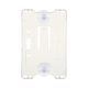 Porta tarjeta de plastico ABS / Transparente / Compatible con tarjetas ACCESSCARDEPC / PROCARDX o Formato CR80 Porta tarjeta de plastico ABS / Transparente / Compatible con tarjetas ACCESSCARDEPC / PROCARDX o Formato CR80