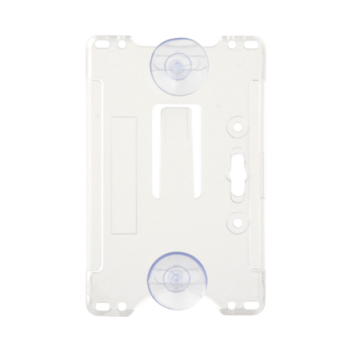 Porta tarjeta de plastico ABS / Transparente / Compatible con tarjetas ACCESSCARDEPC / PROCARDX o Formato CR80 Porta tarjeta de plastico ABS / Transparente / Compatible con tarjetas ACCESSCARDEPC / PROCARDX o Formato CR80