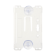 Porta tarjeta de plastico ABS / Transparente / Compatible con tarjetas ACCESSCARDEPC / PROCARDX o Formato CR80 Porta tarjeta de plastico ABS / Transparente / Compatible con tarjetas ACCESSCARDEPC / PROCARDX o Formato CR80