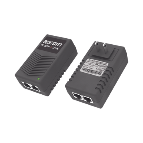 Adaptador de pared / Inyector PoE / 24 Vcc / 1 A / Controlado por chip IC / Protección contra OV, OC, SC, UV/  Fácil de instalar
