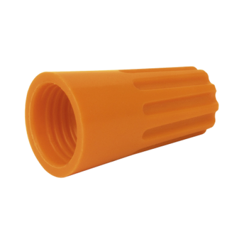 Capuchón roscable / 12 AWG / Naranja / Paquete de 25 piezas. 