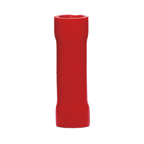 Conector a tope aislado / 22 - 16 AWG / Rojo / Paquete de 25 piezas