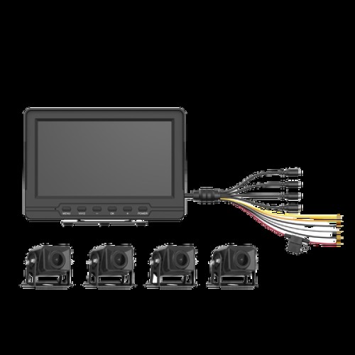 Sistema de Monitoreo Local / 4 Cámaras 1080p para Exterior (IP68) y Pantalla LCD de 7