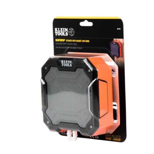 Bocina Portátil BLUETOOTH® con Imán y Gancho para Colgarse. Permite Altavoz Manos Libres con Micrófono Incorporado.