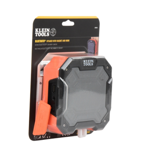 Bocina Portátil BLUETOOTH® con Imán y Gancho para Colgarse. Permite Altavoz Manos Libres con Micrófono Incorporado.