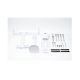 Antena Direccional airFiber X, ideal para enlaces Punto a Punto (PtP), frecuencia 5 GHz (4.9 - 5.8 GHz) de 34 dBi slant 45