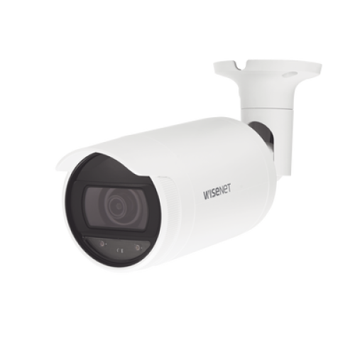 Cámara IP Tipo Bala 4 Megapíxel / Lente 3mm / IR 20M / WDR 120db / IP66 / H.265 & WiseStream / modo pasillo / POE 802.3af