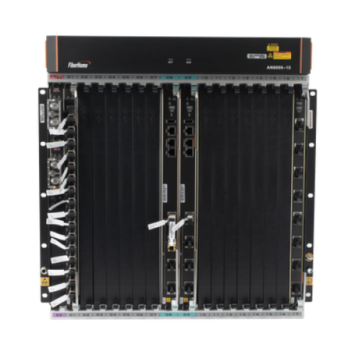 OLT Carrier Class Modular GPON, 14 Ranuras de Servicio, Incluye 1 Tarjeta de Servicio, Doble fuente -48Vcc, 11 UR, Gestión por UNM2000, CLI, Incluye Instalación de software UNM2000, (Interoperabilidad con ONU´s de Terceros sin Costo) OLT Carrier Class Modular GPON, 14 Ranuras de Servicio, Incluye 1 Tarjeta de Servicio, Doble fuente -48Vcc, 11 UR, Gestión por UNM2000, CLI, Incluye Instalación de software UNM2000, (Interoperabilidad con ONU´s de Terceros sin Costo)