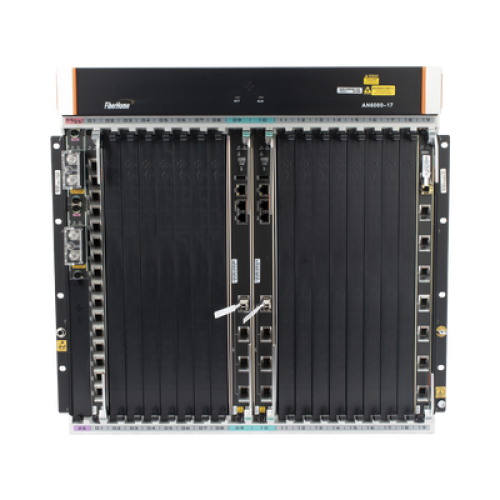 OLT Carrier Class Modular GPON, 16 Ranuras de Servicio, Incluye 1 Tarjeta de Servicio, crecimiento hasta 256 puertos GPON o 128 XGPON, Gestión por UNM2000, CLI, (Incluye Instalación de Software UNM2000)