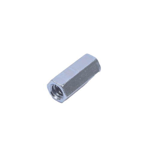 Cople hexagonal roscado cuerda maquina galvanizado de 6.5 mm (1/4