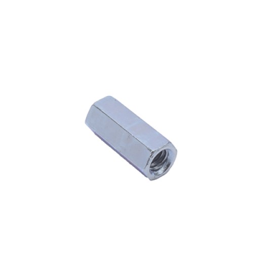 Cople hexagonal roscado cuerda maquina galvanizado de 6.5 mm (1/4