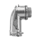 Conector curvo para tubo flexible 3/4
