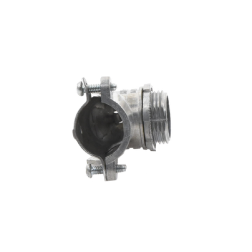 Conector curvo para tubo flexible 3/4