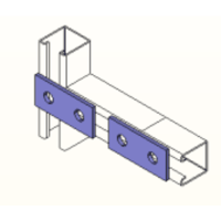 Conector 9 cm, 2 Perforaciones. Conector 9 cm, 2 Perforaciones.