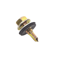 Tornillo Punta Broca Sello Montado 6.4 X 25 mm (1/4 Tornillo Punta Broca Sello Montado 6.4 X 25 mm (1/4