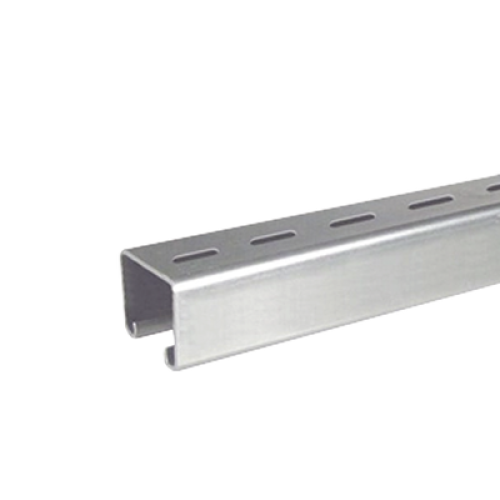 Unicanal Perforado 4 x 4 cm x 3 m / Calibre 16 / Galvanizado Electrolítico.