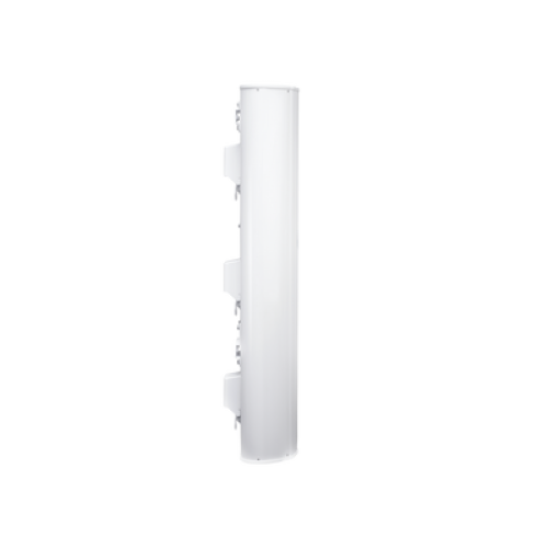 Antena sectorial blindada de 90º de cobertura 5 GHz (5.15 - 5.85 GHz), dividida en 3 bloques de 30º, ideal para alta densidad de suscriptores