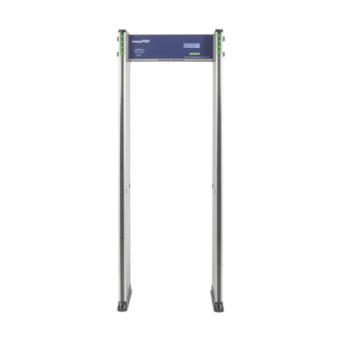 Detector de Metales de 18 zonas/ Uso en Interior/Programación con Control Remoto / Contador de Personas