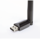 Adaptador USB inalámbrico doble banda AC 600 Mbps, antena de alta ganancia. Adaptador USB inalámbrico doble banda AC 600 Mbps, antena de alta ganancia.