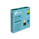 Mini Adaptador USB inalámbrico doble banda AC 600 Mbps, antena onmidireccional.