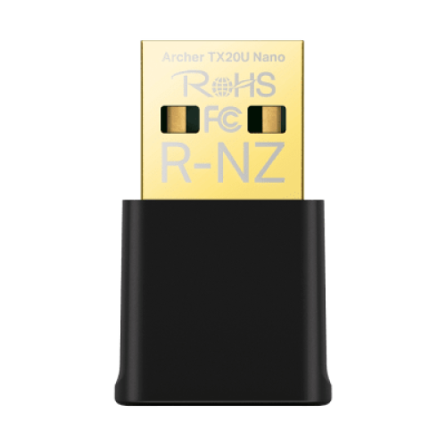Mini Adaptador USB inalámbrico doble banda AC 600 Mbps, antena onmidireccional.