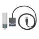 Adaptador USB Wireless Wi-Fi 6 / AX3000 (2402 Mbps + 574 Mbps) / Antenas de Alta Ganancia / USB 3.0 / Baja Latencia Gaming / WPA3 / Cuna Desmontable con Cable 1.2 m (3.9 ft)