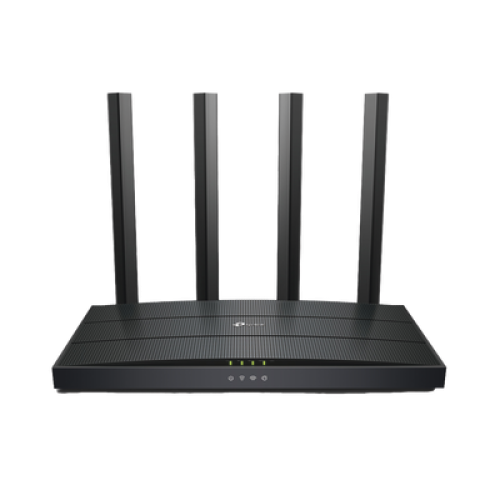 Router WiFi 6 AX 1500Mbps / MU-MIMO 2X2 y OFDMA / 1 Puerto WAN 10/100/1000 Mbps / 3 Puertos LAN 10/100/1000 Mbps / 4 Antenas / Conexión Inalámbrica OneMesh