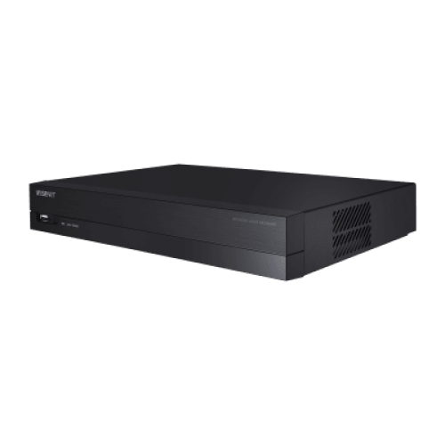 NVR 8 Megapíxel / 4 canales / H.265 / P2P Wisenet / 4 puertos PoE 