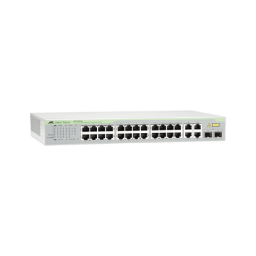 Switch WebSmart de 24 puertos 10/100 Mbps + 2 puertos 10/100/1000 Mbps + 2 SFP Gigabit Combo