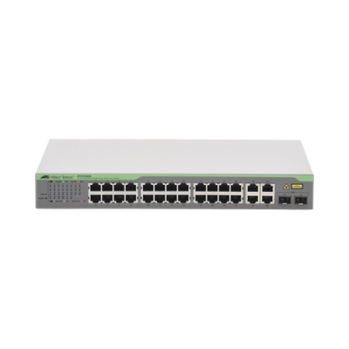 Switch WebSmart de 24 puertos 10/100 Mbps + 2 puertos 10/100/1000 Mbps + 2 SFP Gigabit Combo