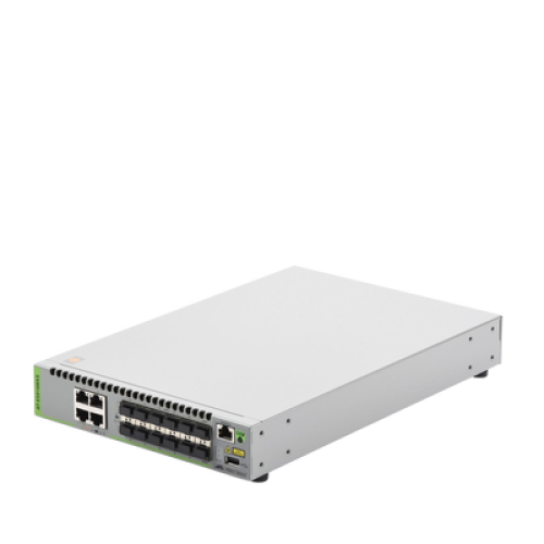 Switch Capa 3 Stackeable 10 Gigabit , 12 puertos SFP/SFP+ 10G y 4 puertos 100/1000/10G Base-T (RJ-45)