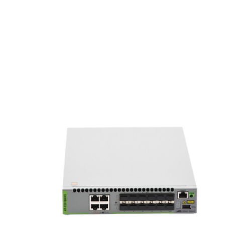 Switch Capa 3 Stackeable 10 Gigabit , 12 puertos SFP/SFP+ 10G y 4 puertos 100/1000/10G Base-T (RJ-45)