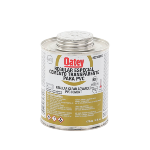 Pegamento / Cemento Claro de 473 ml para Tubo Conduit PVC Pesado.
