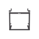 Rack PanZone® de Montaje en Pared, de 19in, Profundidad Ajustable, Rieles Numerados y Roscados #12-24, 9 UR, Color Negro Rack PanZone® de Montaje en Pared, de 19in, Profundidad Ajustable, Rieles Numerados y Roscados #12-24, 9 UR, Color Negro