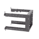 Rack PanZone® de Montaje en Pared, de 19in, Profundidad Ajustable, Rieles Numerados y Roscados #12-24, 9 UR, Color Negro Rack PanZone® de Montaje en Pared, de 19in, Profundidad Ajustable, Rieles Numerados y Roscados #12-24, 9 UR, Color Negro