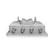 Punto de Acceso Industrial Super Wi-Fi 6 Conectorizado 2x2, Doble Banda Simultanea en 2.4 y 5 GHz, Hasta 400 m de Cobertura, 512 Usuarios Concurrentes