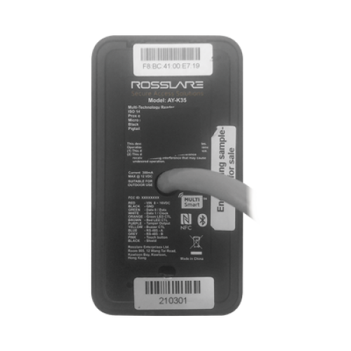 Lector Multitecnologias, Proximidad 125KHz (tipo EM y HID ) / MIFARE 13.56 MHZ / (BLUETOOTH para uso con tarjetas Móviles)