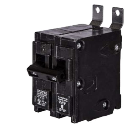 Interruptor automático atornillable tipo BL 2 polos, 40 amp.