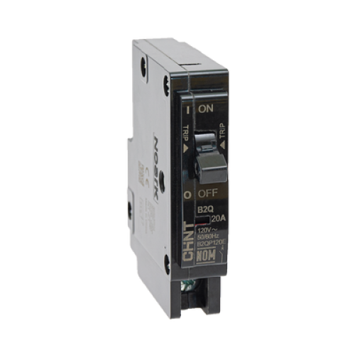  Interruptor Termomagnético Enchufable, Serie: B2Q, 1P, 20A, 120/240V (SKU:1002263) 