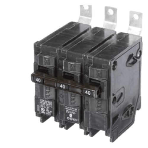 Interruptor automático atornillable tipo BL 3 polos, 40 amp.