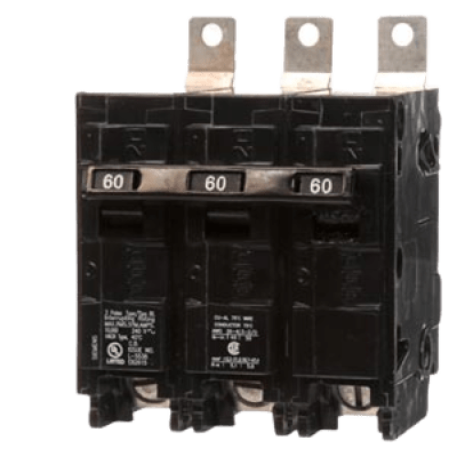 Interruptor automático atornillable tipo BL 3 polos, 60 amp. Interruptor automático atornillable tipo BL 3 polos, 60 amp.