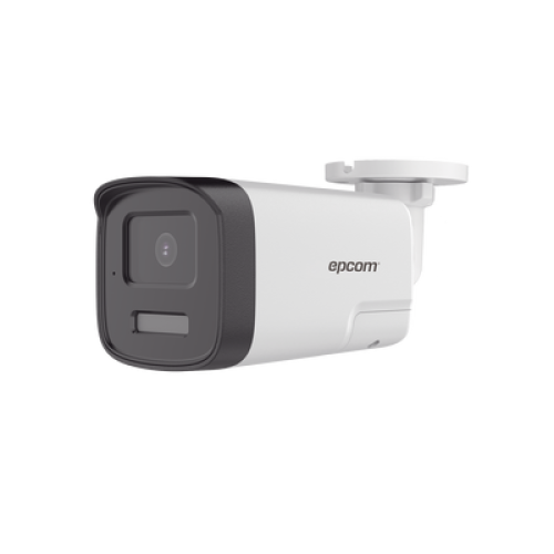 [Audio Bidireccional + Dual Light + ColorVu] Bala TURBOHD 4K (8 Megapixel) / Lente 2.8 mm / 40 mts IR EXIR + 40 mts Luz Blanca / Micrófono y Bocina Integrado / Exterior IP67 / Metal / dWDR